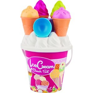 Κουβαδάκι Σετ Cup Cake Gelati Ροζ, Androni